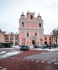 Obraz premium Church of the St.Kazimirz in the Winter