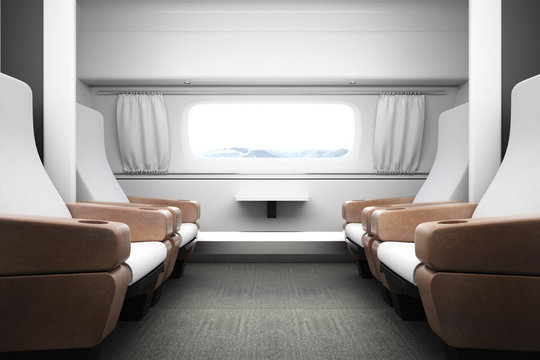 New luxury train interior