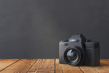 Professional camera closeup