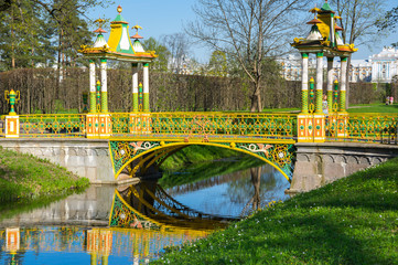 Bridge across canal in Alexander's park