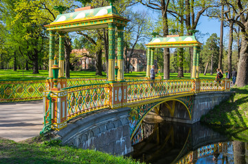 Bridge across canal in Alexander's park