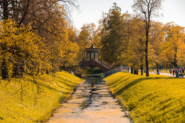 Bridge across canal in Alexander's park