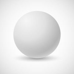 White pearl, vector illustration. Vector illustration