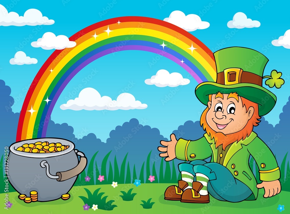 Canvas Prints sitting leprechaun theme image 3