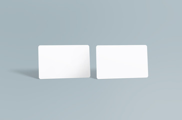 Business cards. Template for branding identity. For graphic designers presentations and portfolios. Mock up business template.