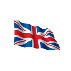 Fototapeta na wymiar Flag of the United Kingdom, vector