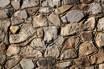 Background - Stacked Stone Wall.