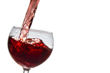 red wine splash