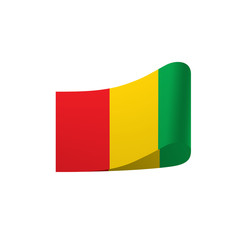 guinea flag, vector illustration