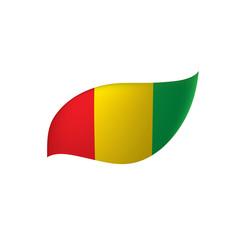 guinea flag, vector illustration