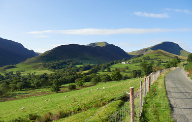 High Snab below the summits of Hindscarth & Robinson in the English Lake District, UK.