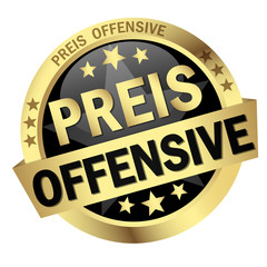 Button with Banner Preisoffensive