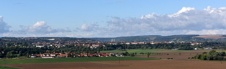 Panoramaansicht Naumburg an der Saale