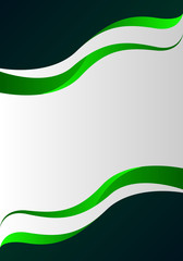 Abstract striped brochure