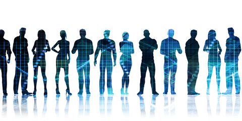Confident Business Team