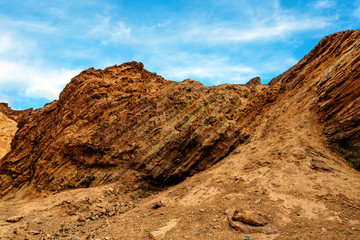 désert de pierre et canyon à