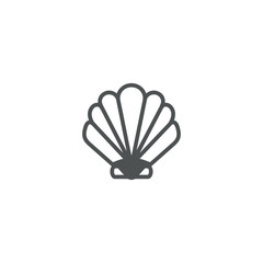 sea shell icon. sign design