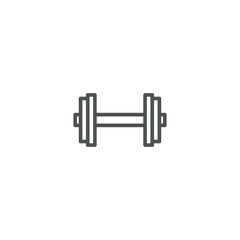 dumbbell icon. sign design