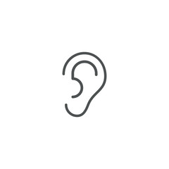 ear icon. sign design - obrazy, fototapety, plakaty