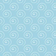 Light blue geometric print. Seamless pattern