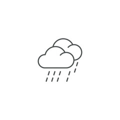 rain icon. sign design