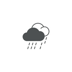 rain icon. sign design