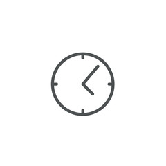 clock icon. sign design