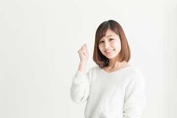 カジュアルポートレート・白バック