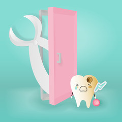 tooth with decay problem