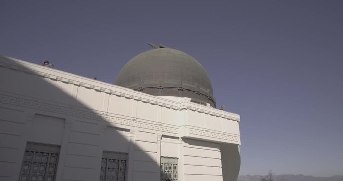Griffith Observatory - Tracking Towards East Dome