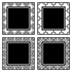 Vintage ornamental frames