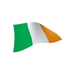 Ireland flag, vector illustration