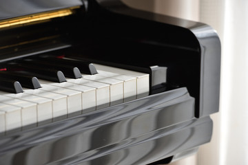 piano, close up