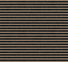 Obraz premium Wooden beams on a black metal surface. Top view. 3D visualization. Seamless texture.