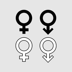 Male and female symbol