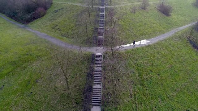 Halde Rungenberg in Gelsenkirchen Luftaufnahme