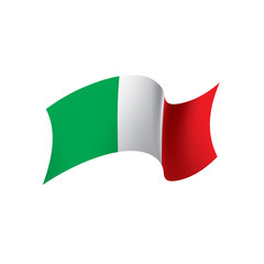 Italy flag, vector illustration