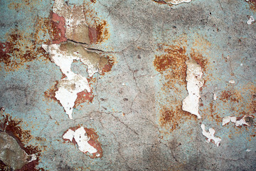 grunge plaster texture with traces of paint