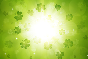 Shamrock St. Patrick's Day Background