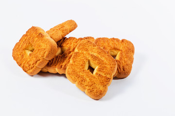 Breakfast on a white background. Isolated