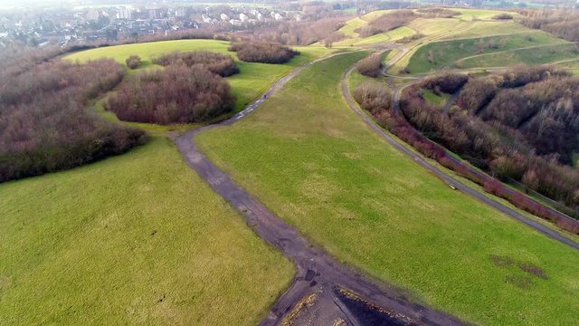 Halde Rungenberg in Gelsenkirchen Luftaufnahme