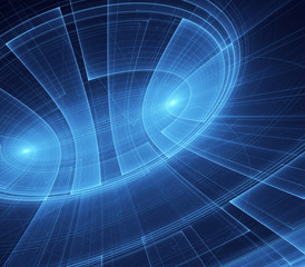 Fractal art - computer image, technological background