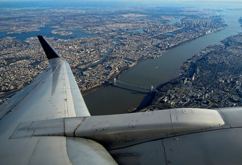 Fototapeta na wymiar Aerial View Of New York City