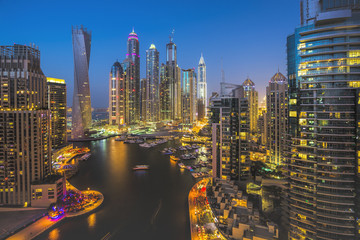 Obraz na płótnie Canvas Dubai Marina. UAE