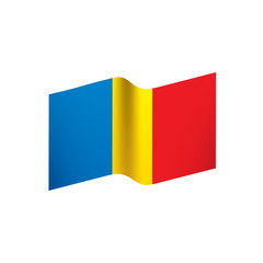 Chad flag, vector illustration