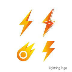 Logo in the form of lightning