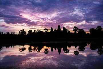 Sunrise in Angkor Wat