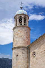 Obraz premium Our Lady of Rocks church on a small islet of the same name in Kotor Bay, Montenegro