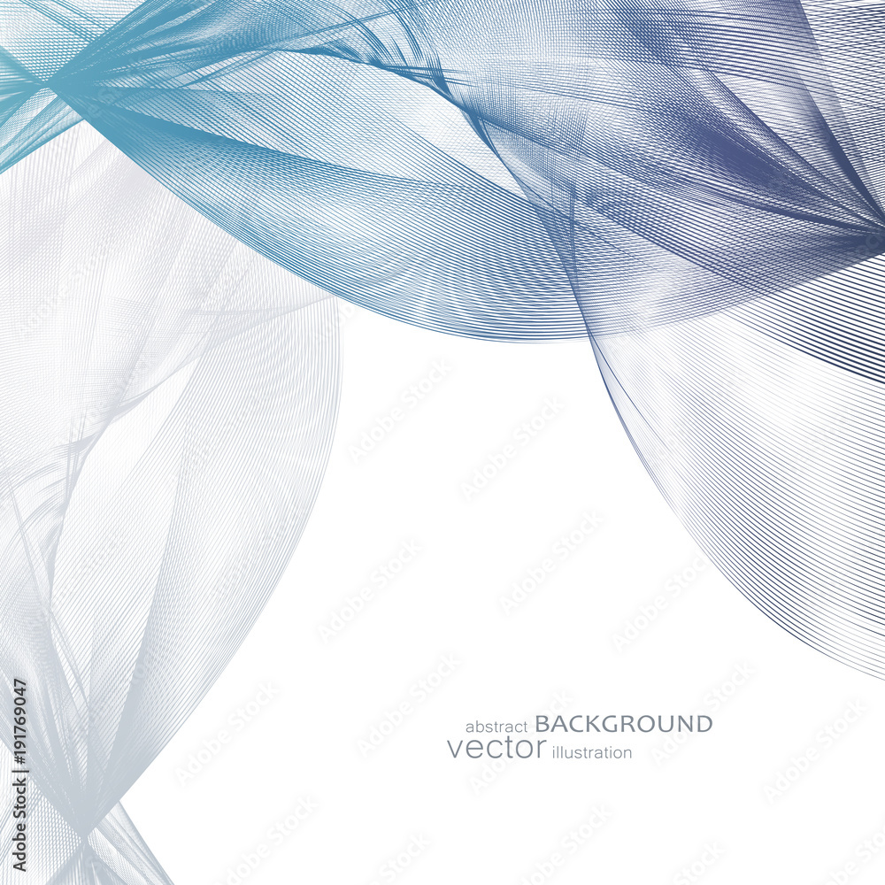 Poster abstract backgrounds with colorful wavy lines. elegant wave design. vector technology.