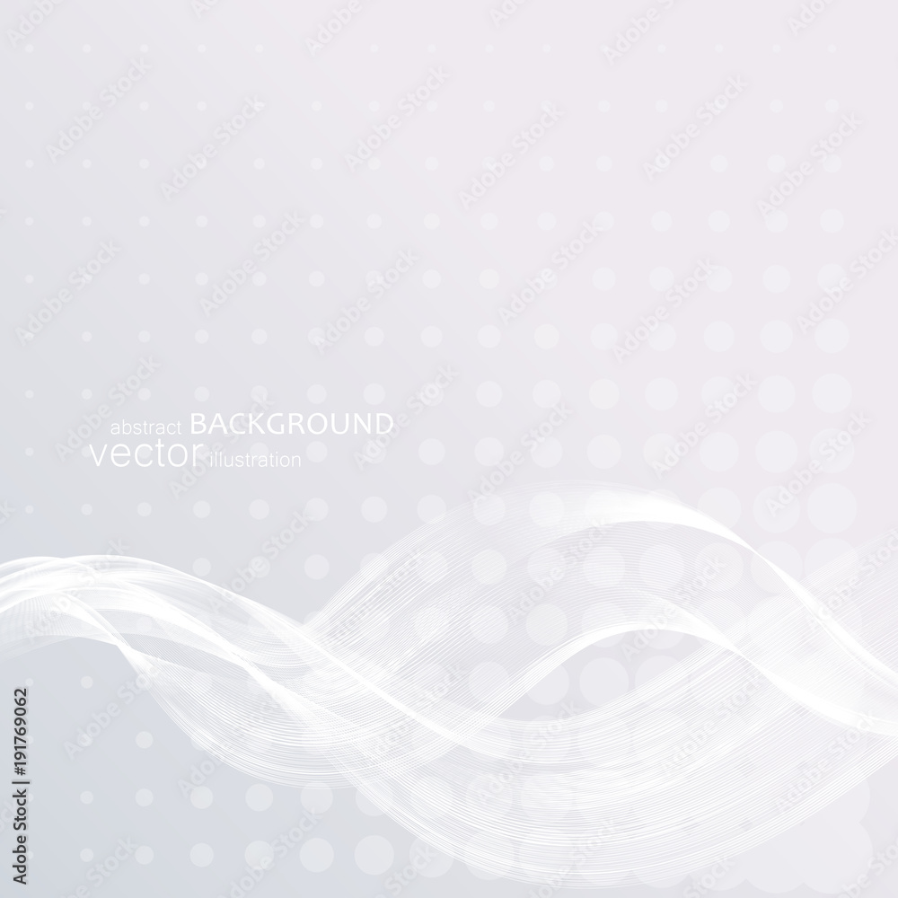 Aufkleber abstract backgrounds with colorful wavy lines. elegant wave design. vector technology.